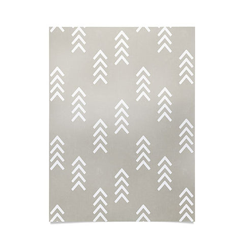 Little Arrow Design Co arcadia arrows stone Poster