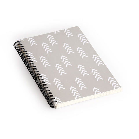 Little Arrow Design Co arcadia arrows stone Spiral Notebook