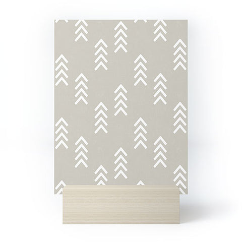 Little Arrow Design Co arcadia arrows stone Mini Art Print