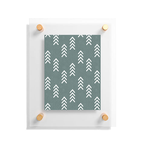 Little Arrow Design Co arcadia arrows teal Floating Acrylic Print