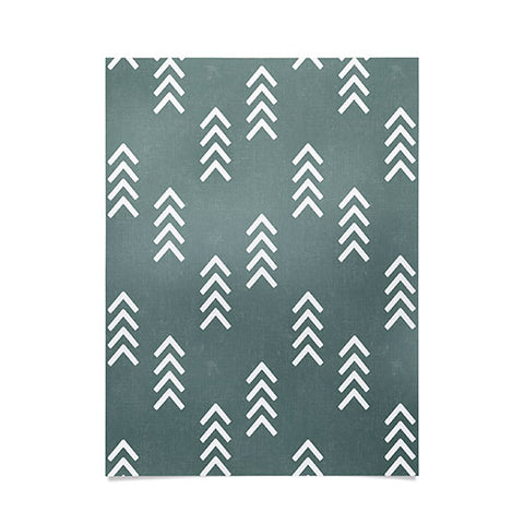 Little Arrow Design Co arcadia arrows teal Poster