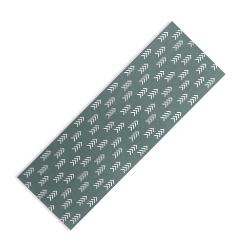 Little Arrow Design Co arcadia arrows teal Yoga Mat