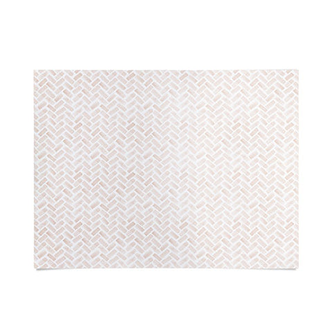 Little Arrow Design Co arcadia herringbone in blush Poster