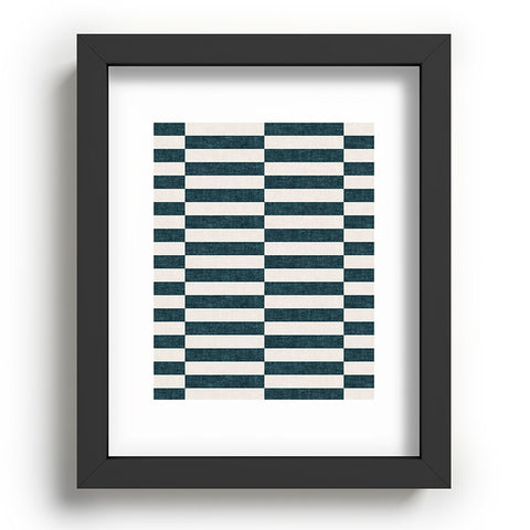 Little Arrow Design Co aria blue rectangle tiles Recessed Framing Rectangle