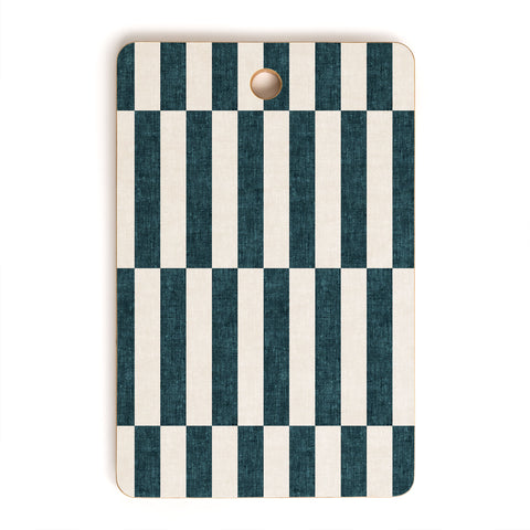 Little Arrow Design Co aria blue rectangle tiles Cutting Board Rectangle
