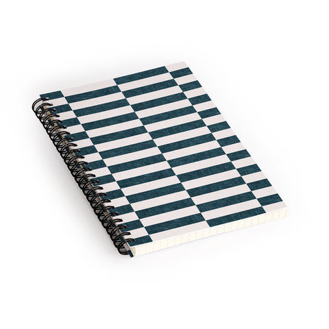 Little Arrow Design Co aria blue rectangle tiles Spiral Notebook