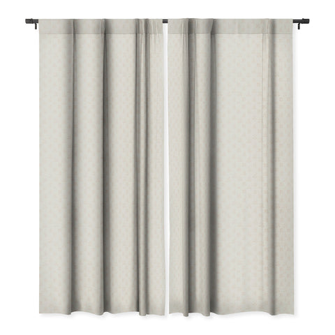 Little Arrow Design Co aria blush line faces Blackout Window Curtain