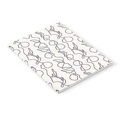 Little Arrow Design Co aria flowing faces Notebook