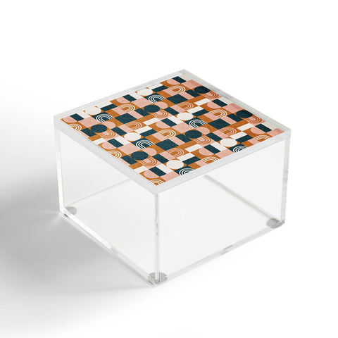 Little Arrow Design Co aria geometric patchwork Acrylic Box