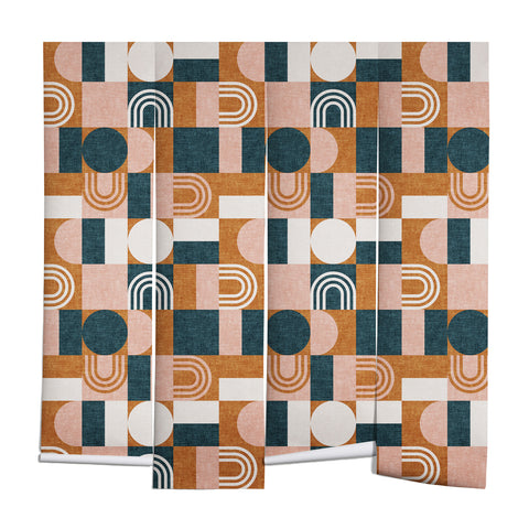 Little Arrow Design Co aria geometric patchwork Wall Mural