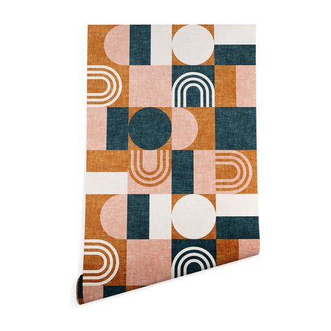 Little Arrow Design Co aria geometric patchwork Wallpaper