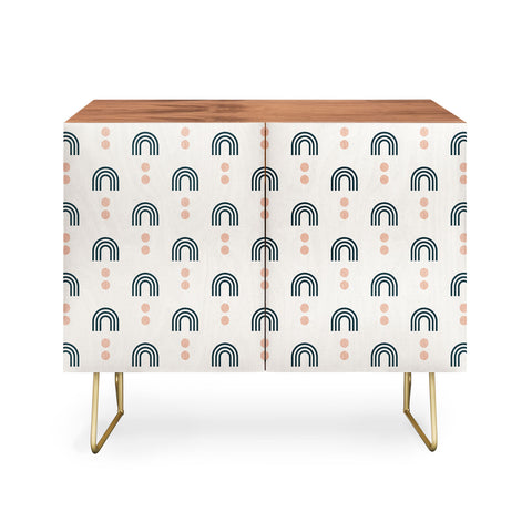 Little Arrow Design Co aria geometric rainbows Credenza
