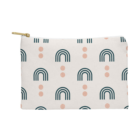 Little Arrow Design Co aria geometric rainbows Pouch