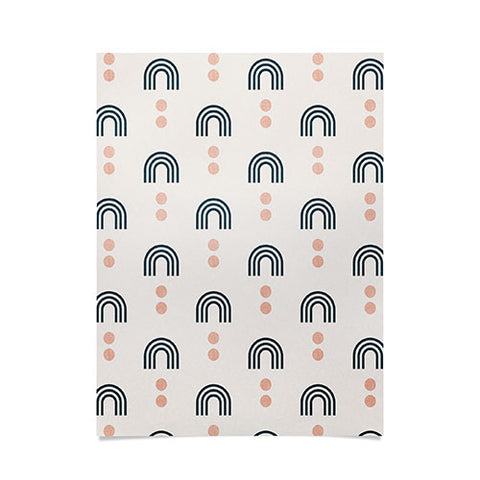 Little Arrow Design Co aria geometric rainbows Poster