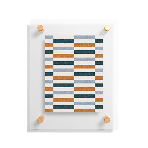 Little Arrow Design Co aria multi rectangle tiles Floating Acrylic Print