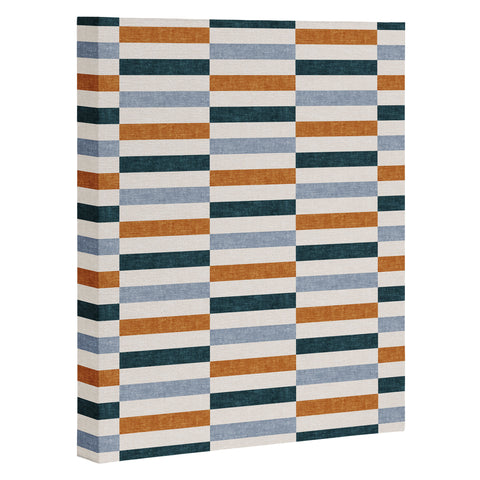 Little Arrow Design Co aria multi rectangle tiles Art Canvas