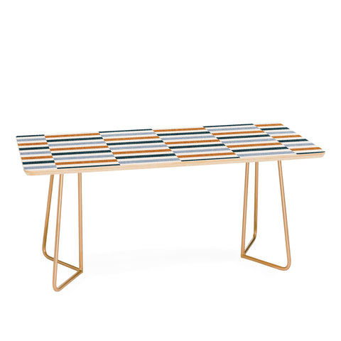 Little Arrow Design Co aria multi rectangle tiles Coffee Table