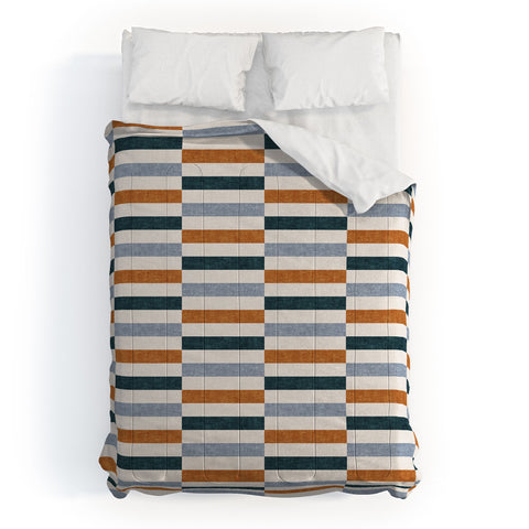 Little Arrow Design Co aria multi rectangle tiles Comforter
