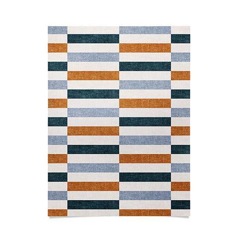 Little Arrow Design Co aria multi rectangle tiles Poster