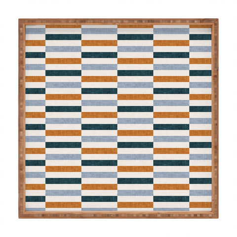 Little Arrow Design Co aria multi rectangle tiles Square Tray