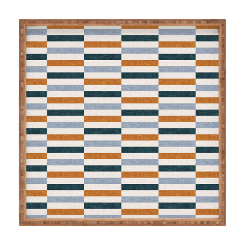 Little Arrow Design Co aria multi rectangle tiles Square Tray