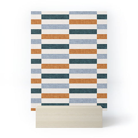 Little Arrow Design Co aria multi rectangle tiles Mini Art Print