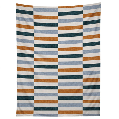 Little Arrow Design Co aria multi rectangle tiles Tapestry