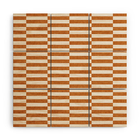 Little Arrow Design Co aria rectangle tiles Wood Wall Mural