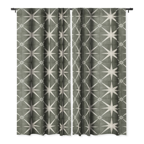 Little Arrow Design Co arlo star tile olive Blackout Non Repeat