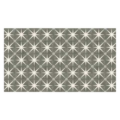 Little Arrow Design Co arlo star tile olive Tablecloth