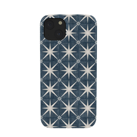 Little Arrow Design Co arlo star tile stone blue Phone Case