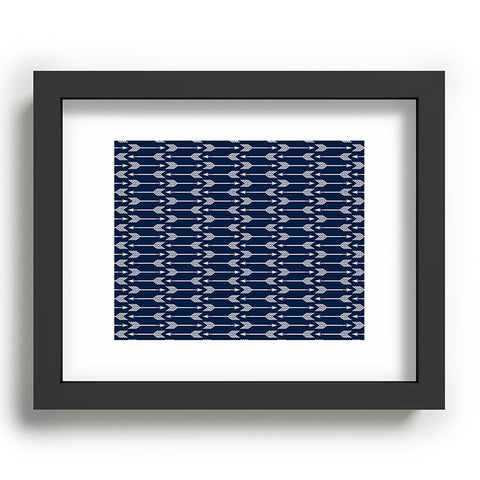 Little Arrow Design Co arrows on navy Recessed Framing Rectangle
