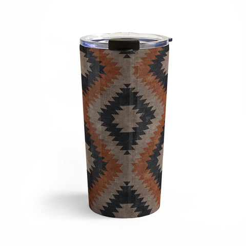 Little Arrow Design Co aztec neutrals inkwell taupe Travel Mug