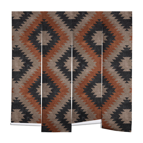 Little Arrow Design Co aztec neutrals inkwell taupe Wall Mural