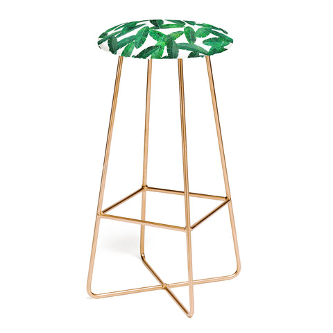 Little Arrow Design Co banana leaves Bar Stool