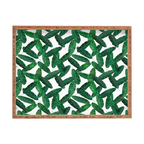 Little Arrow Design Co banana leaves Rectangular Tray