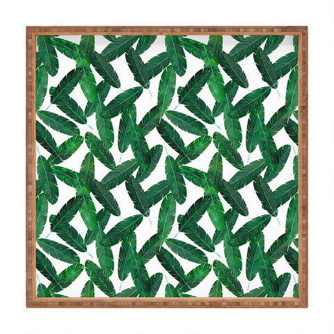 Little Arrow Design Co banana leaves Square Tray