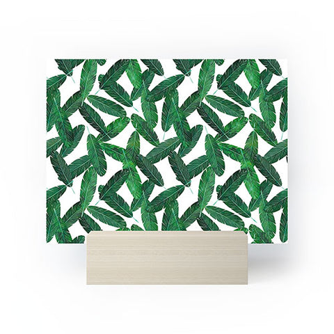Little Arrow Design Co banana leaves Mini Art Print