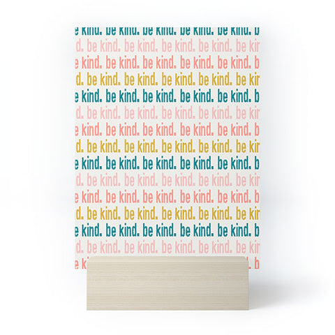 Little Arrow Design Co be kind I Mini Art Print
