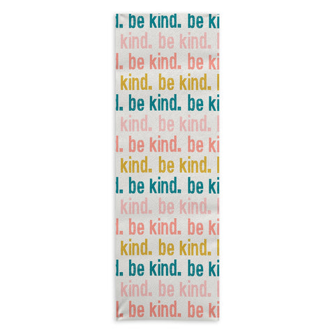 Little Arrow Design Co be kind I Yoga Towel