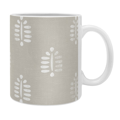 Little Arrow Design Co block print ferns stone Coffee Mug