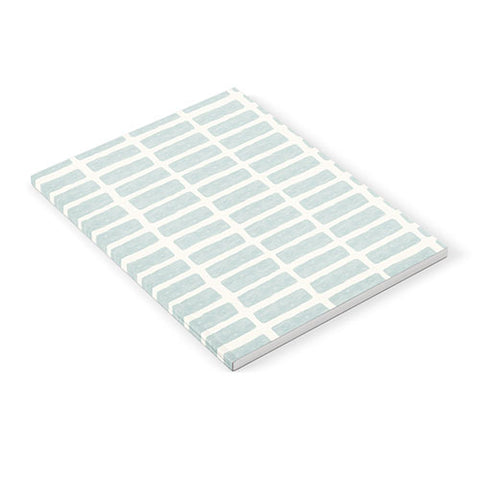 Little Arrow Design Co block print tile dusty blue Notebook