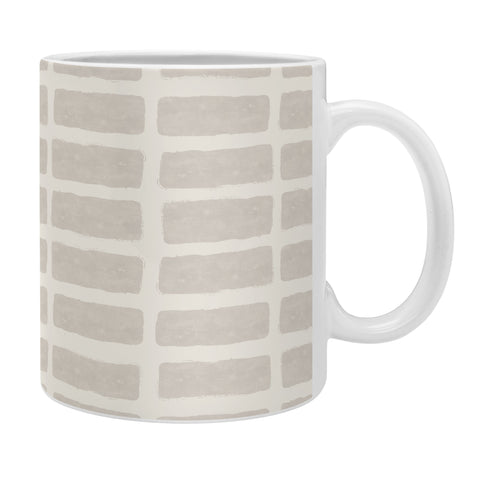 Little Arrow Design Co block print tile neutral Coffee Mug
