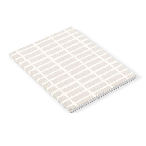 Little Arrow Design Co block print tile neutral Notebook