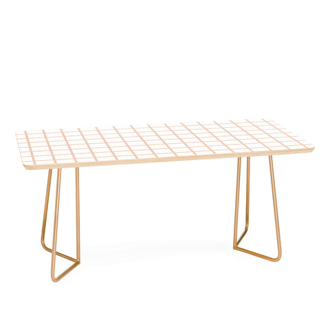 Little Arrow Design Co blush grid Coffee Table
