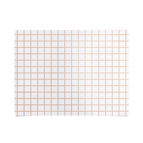 Little Arrow Design Co blush grid Poster
