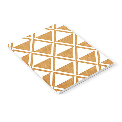 Little Arrow Design Co bodhi geo diamonds bronze Notebook
