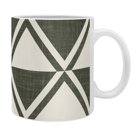 Little Arrow Design Co bodhi geo diamonds green Coffee Mug
