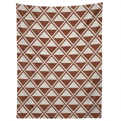 Little Arrow Design Co bodhi geo diamonds rust Tapestry