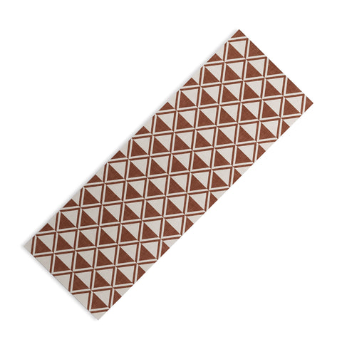 Little Arrow Design Co bodhi geo diamonds rust Yoga Mat